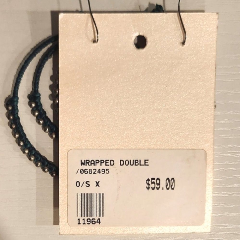 Turquoise Double Loop Earrings BNWT - Picture 3 of 3